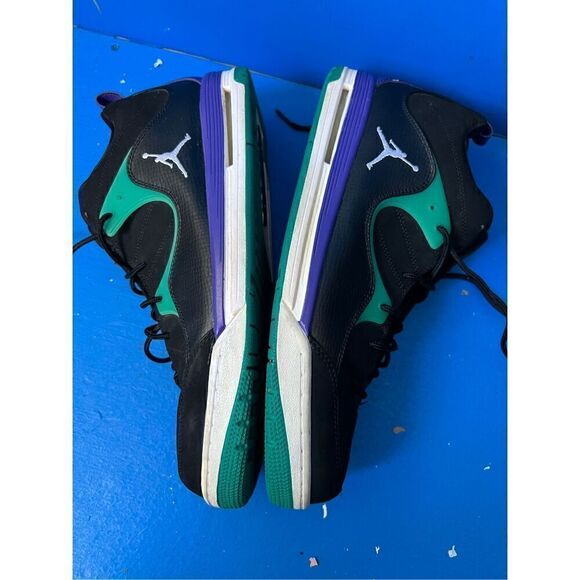 Jordan Flight TR\'97 MID 574417-008 Men\'s Size 13 Black/White/Grape Ice/Emerald main image 6